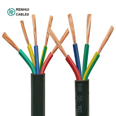 450/750 V, cinco núcleos, cable de goma impermeable